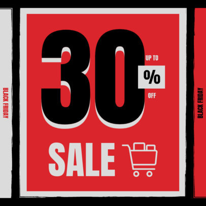 Instagram Post Design Maker Featuring a Sale for Black Friday