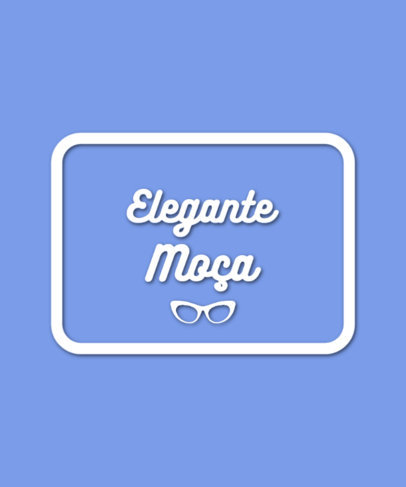 Minimal T-Shirt Design Template Featuring Girly Icons 4710c