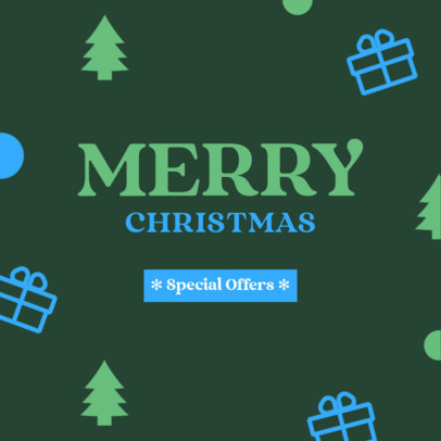 Ad Banner Template to Celebrate Christmas with a Special Sale