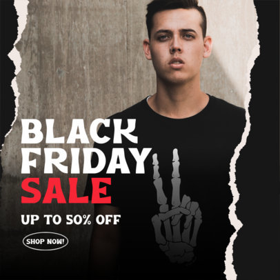 Instagram Post Maker for Clothing Brands' Black Friday Deals