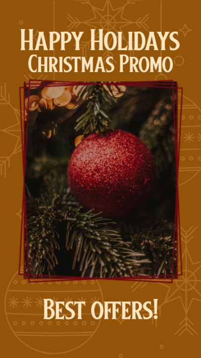 Instagram Story Creator for a Special Xmas Promo