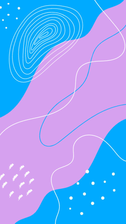 Fun Instagram Story Highlight Cover Template with Abstract Shapes