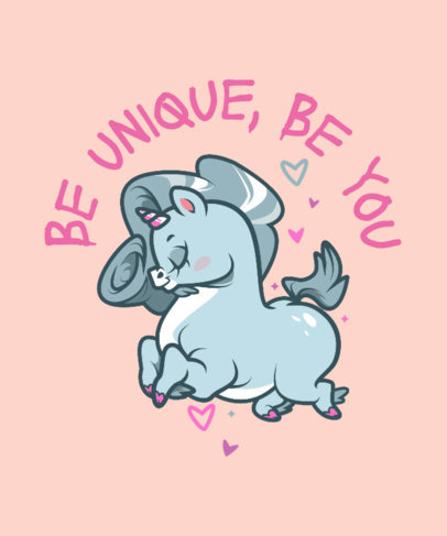 T-Shirt Design Creator With a My Little Pony-Inspired Illustration 4726c