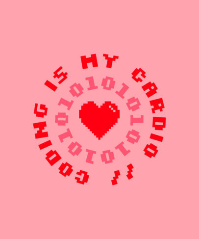 T-Shirt Design Template for Programmers Featuring a Funny Joke