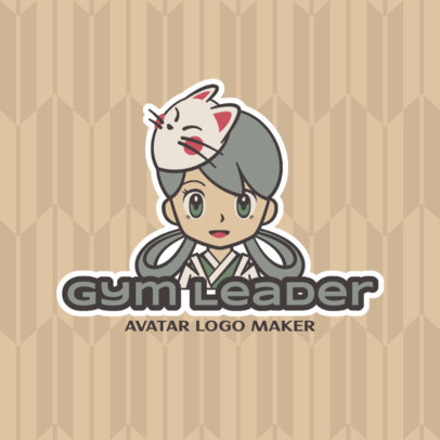 Avatar Logo Maker for a Chibi Character Inspired by Pokémon Trainers 4743