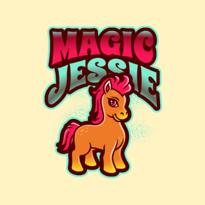 Pony-Themed Logo Creator for a Girly Gamer