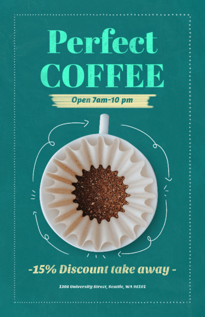 Flyer Design Generator for a Café 404b