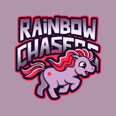Gaming Logo Generator with a Smiling Pony Graphic