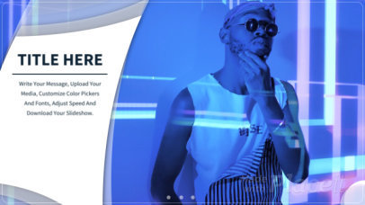 Slideshow Video Maker with Animated Text Boxes