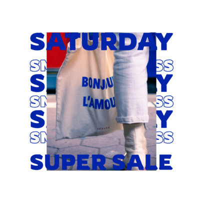 Instagram Post Maker for a Small Business Saturday Sale 