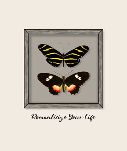 Cottagecore-Inspired Tote Bag Design Creator with Butterfly Graphics 4548a-el1