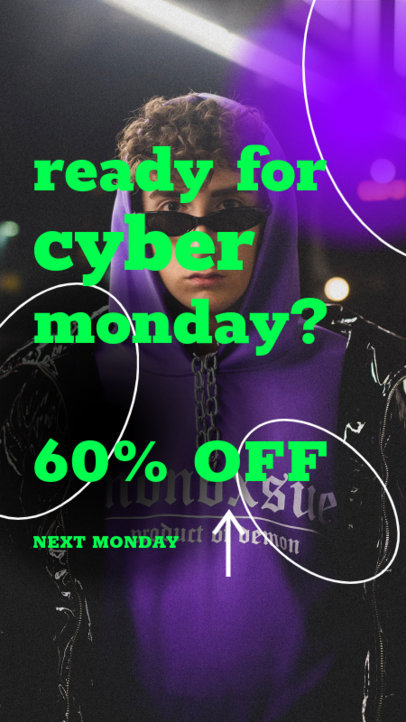 Instagram Story Creator for an Upcoming Cyber Monday Promo