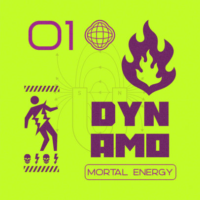 Album Cover Design Template for Trendy Rappers With a Random Style