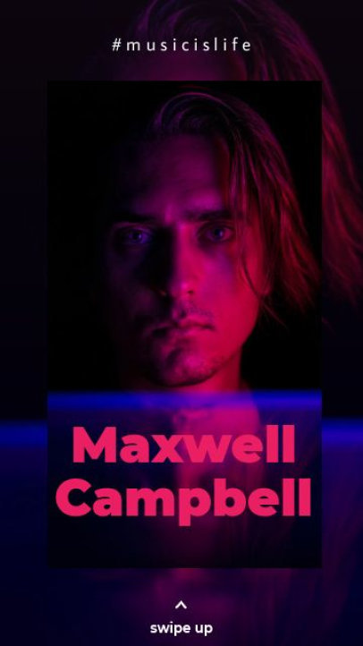 Instagram Story Video Template for a Pop Singer's New Music Promo 3926-el1