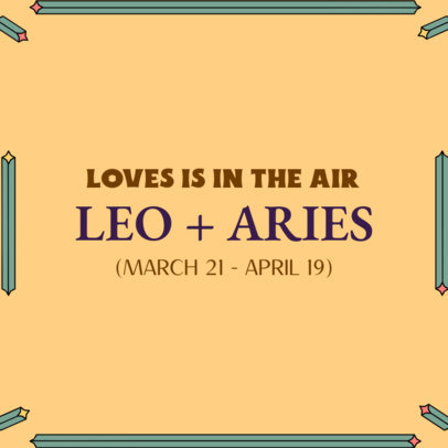 Astrology-Themed Instagram Post Design Maker for a Carousel