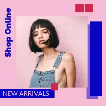 Instagram Post Video Generator for an Apparel Brand Featuring Geometric Animations 3774