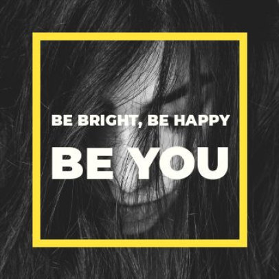 Instagram Post Video Maker Featuring a Motivational Quote with Bold Typeface 3815