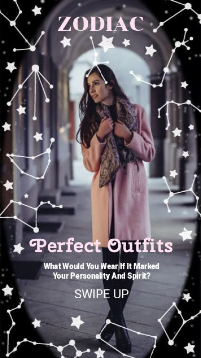 Instagram Story Video Maker Featuring Astrology-Inspired Outfits 4024