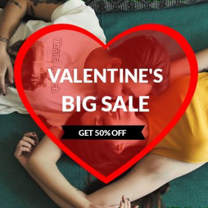 Instagram Post Video Generator for a Valentine’s Day Special Sale