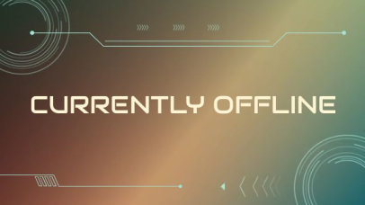 Futuristic Offline Banner Video Creator for a Twitch Gamer 3849