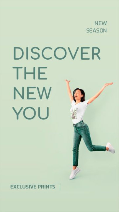 Instagram Story Video Generator to Promote a New Clothing Line 4067-el1