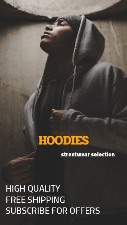 Instagram Story Video Generator for a Streetwear Brand's Promo 4065-el1