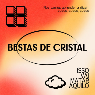 Album Cover Design Template for a Brazilian Pop Artist