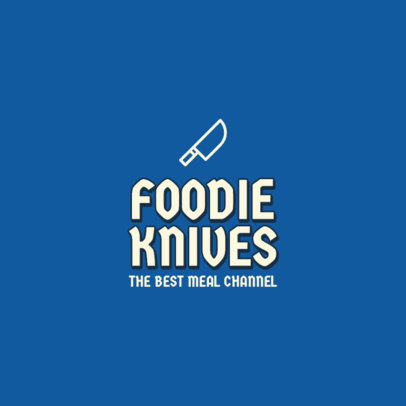 Online Logo Maker for a Foodie Content Creator