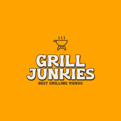 Online Logo Maker for Grill-Themed Foodie Channels