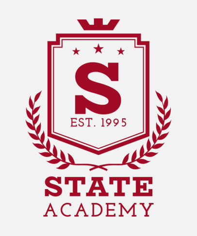 T-Shirt Design Creator for an Academy Varsity Team