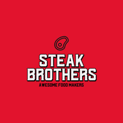 Logo Generator for Steak-Themed Channels