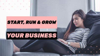 YouTube Thumbnail Design Generator Featuring Business Content 4194j