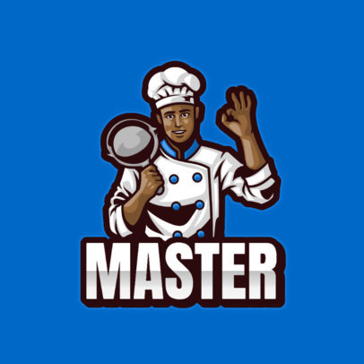 Cooking-Themed Logo Maker for an Online Content Creator