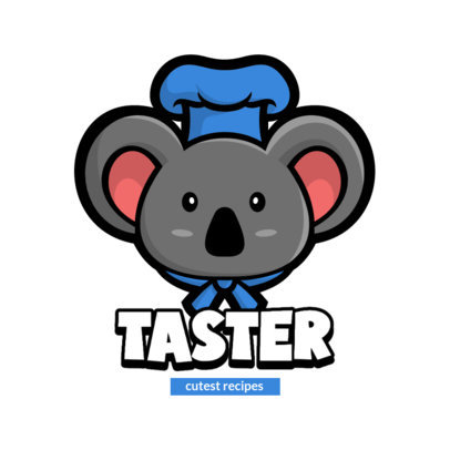 Online Logo Maker for Foodie Bloggers Featuring Illustrated Mascots
