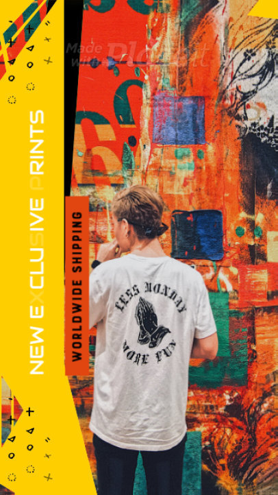 Instagram Story Video Creator for a for a Custom Clothing Brand With a Streetwear Aesthetic