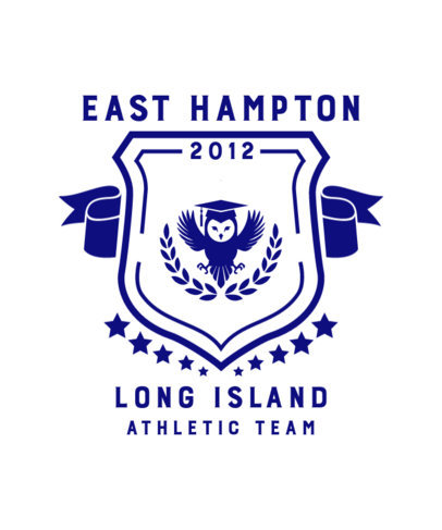 Team T-Shirt Design Template with a Varsity-Style Graphic