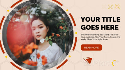 Slideshow Video Creator with Circular Frames and Motion Graphics 3439-el1