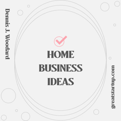 Instagram Post Maker Featuring Home Business Ideas