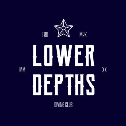 Logo Generator for a Diving Club with a Nautical Theme
