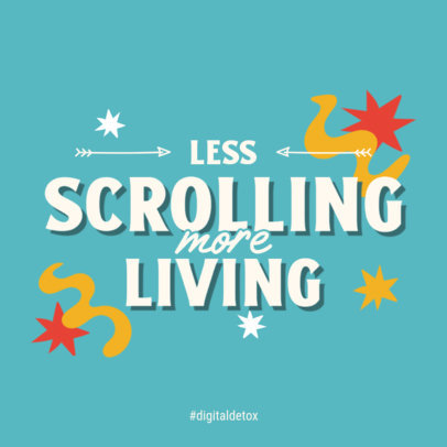 Mindful Instagram Post Maker for a Social Media Detox