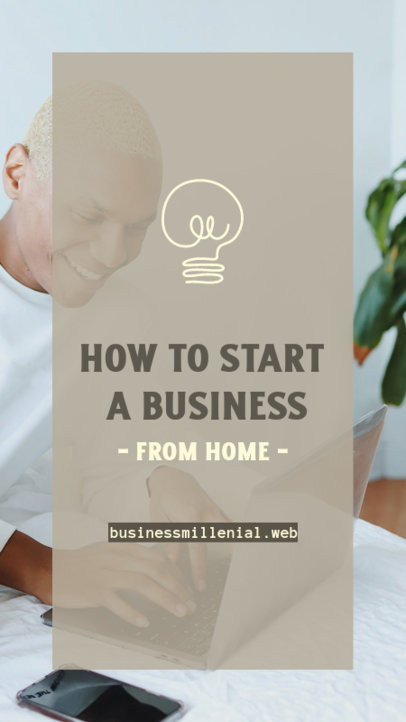Modern Instagram Story Creator for a Business Startup Tip