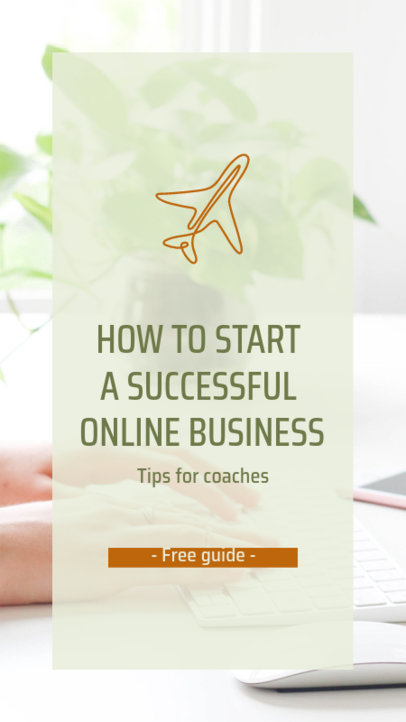 Instagram Story Creator Featuring Successful Online Business Tips