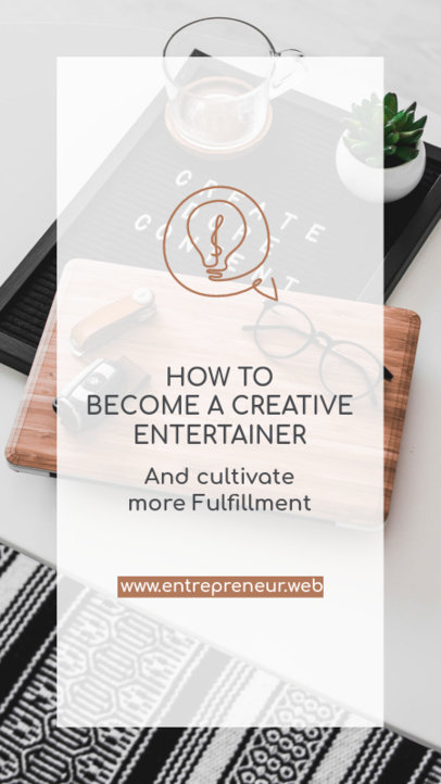Instagram Story Creator Featuring a Guide on How to Become a Creative Entrepreneur 4192n