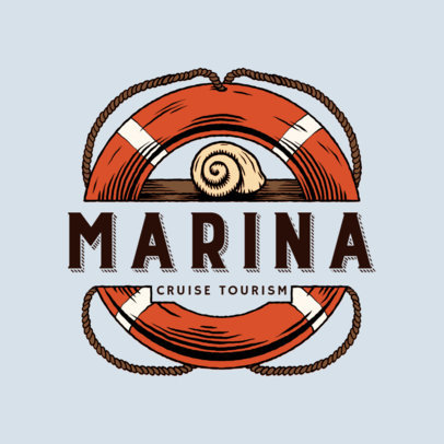 Logo Template for a Cruise Tourism Company
