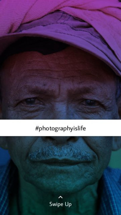 Minimalist Instagram Story Video Creator for Photographers with a Gradient Overlay 4033-el1