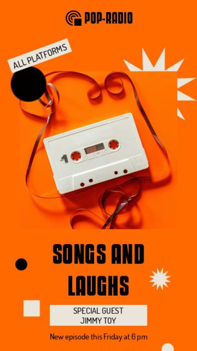 Instagram Story Video Maker to Promote a New Podcast Episode 3778