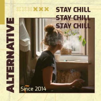 Instagram Post Video Maker With a Cannabis Theme and a Modern Style