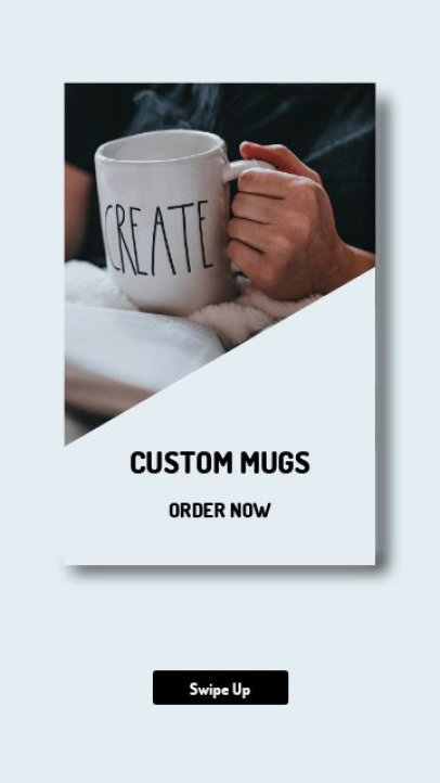Instagram Story Video Creator to Promote Custom Mugs 4075-el1