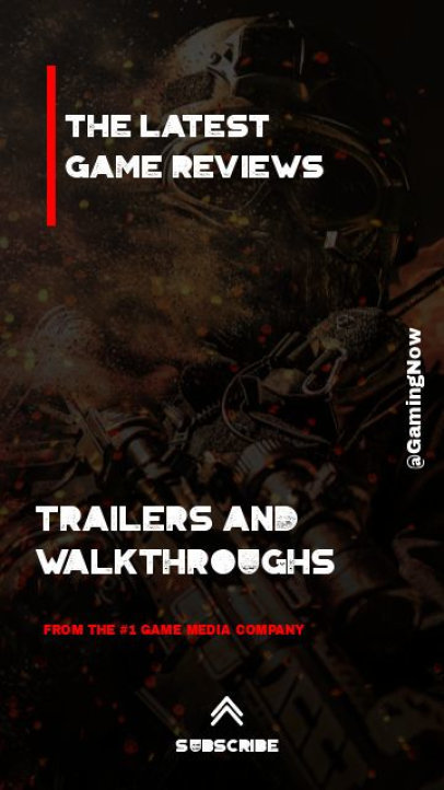 Instagram Story Video Creator for a Gaming Review Channel Ad 4071-el1