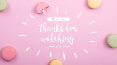 YouTube End Screen Video Creator for a Baking Channel 3806